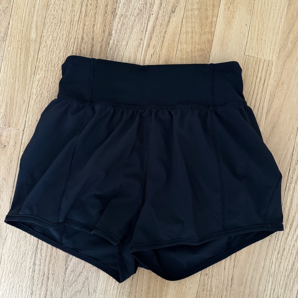 Lululemon Lean In High Rise Black Shorts - Picture 3 of 6